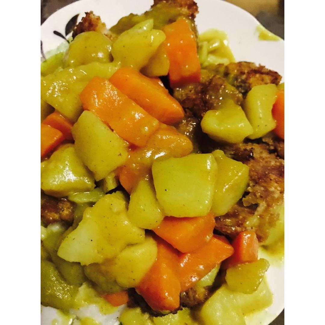炸猪排咖喱饭
