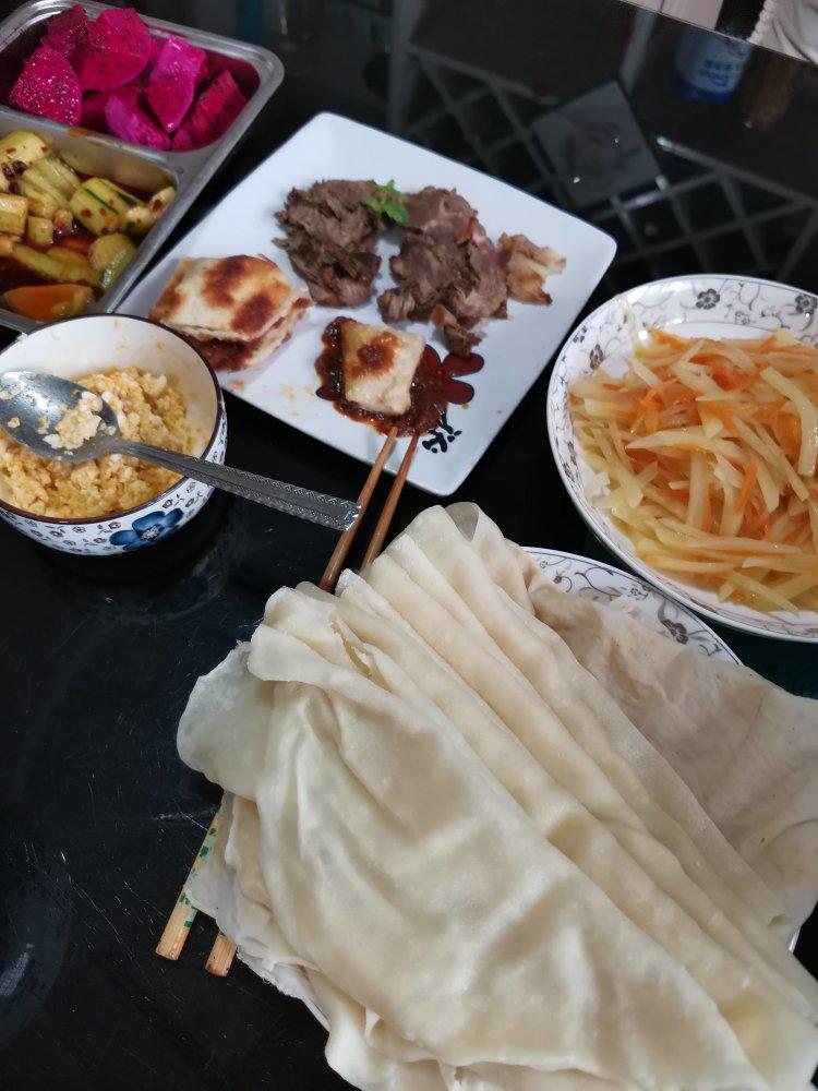 荷叶饼，水单饼