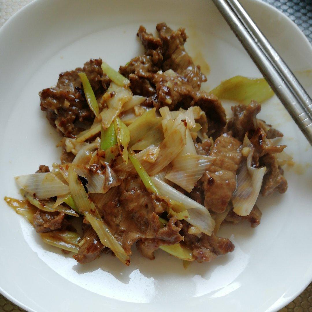 葱爆羊(牛)肉