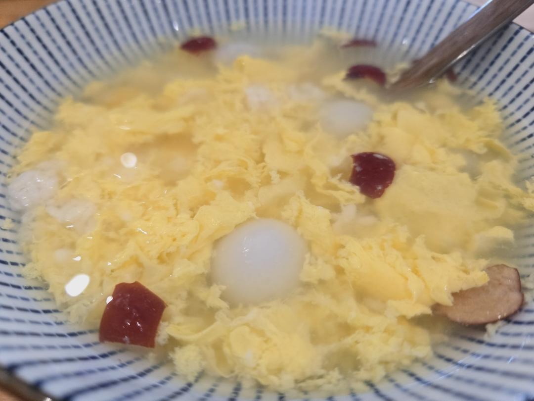 快手醪糟(甜酒)鸡蛋汤圆