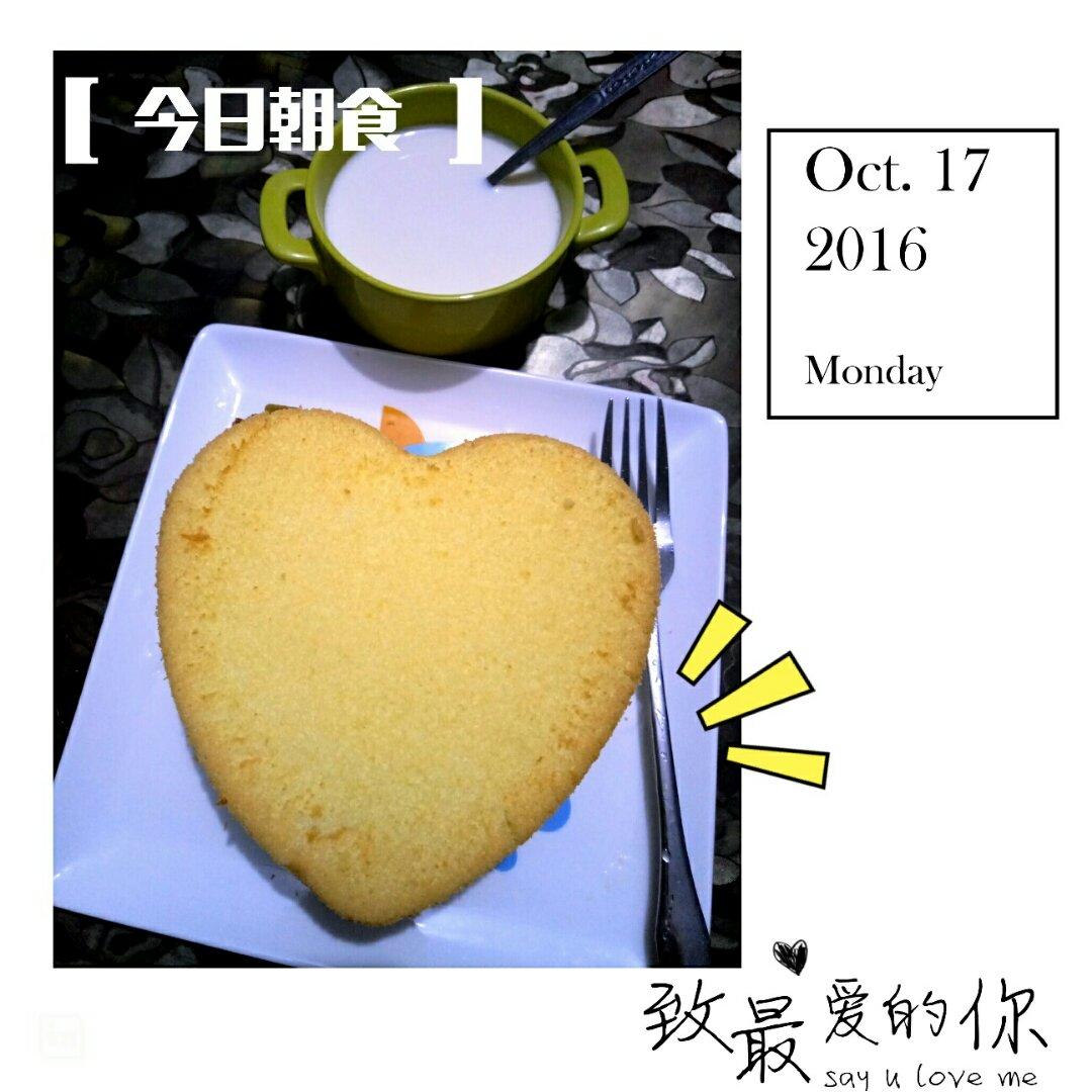 超简单完美戚风蛋糕（6寸2蛋）附打发、翻拌、脱模视频