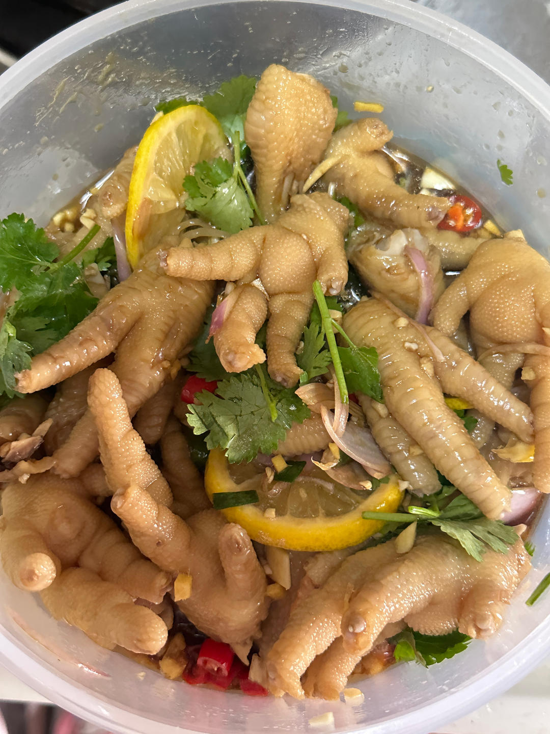 【柠檬酸辣鸡爪】自制超级无敌美味的网红鸡爪