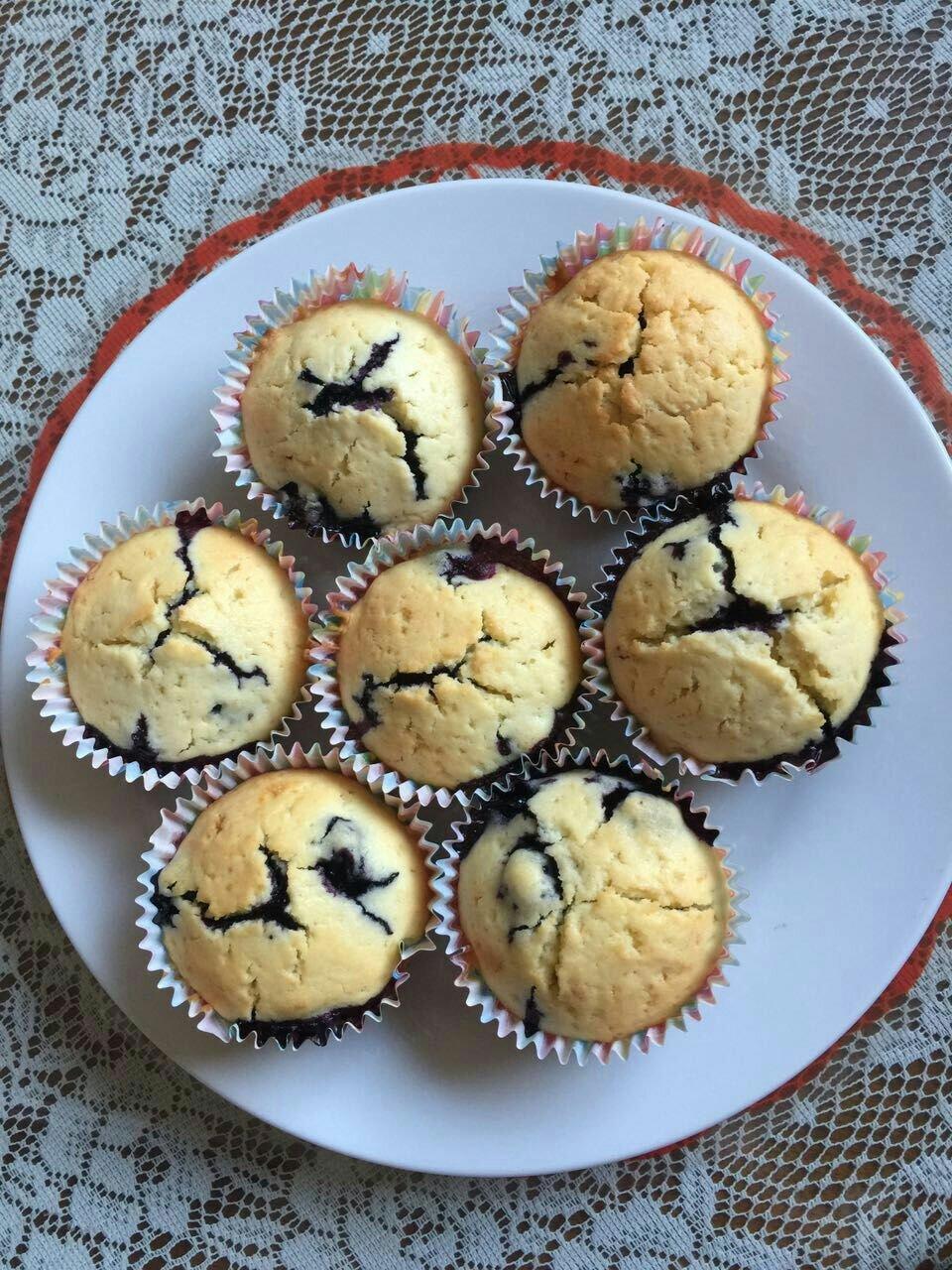 蓝莓玛芬蛋糕 Blueberry Muffin