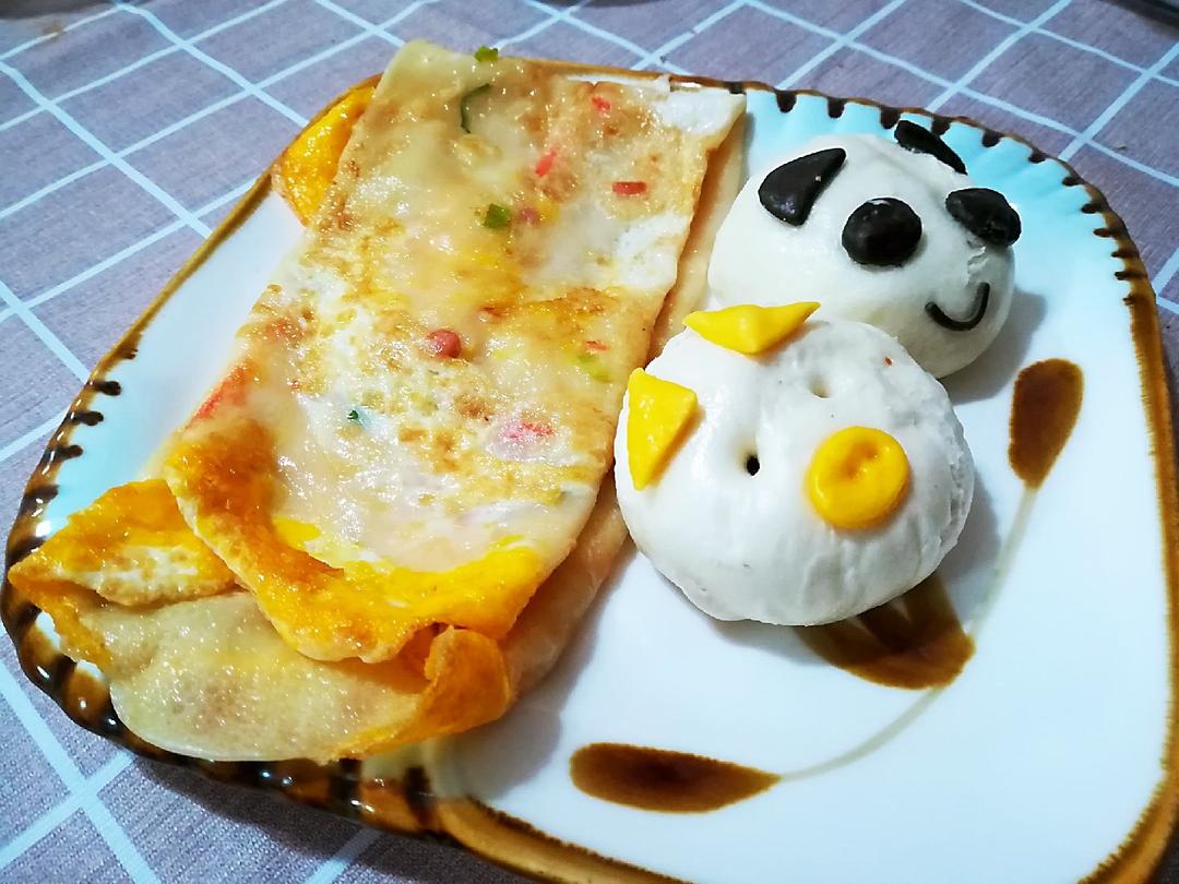 奶黄小猪包