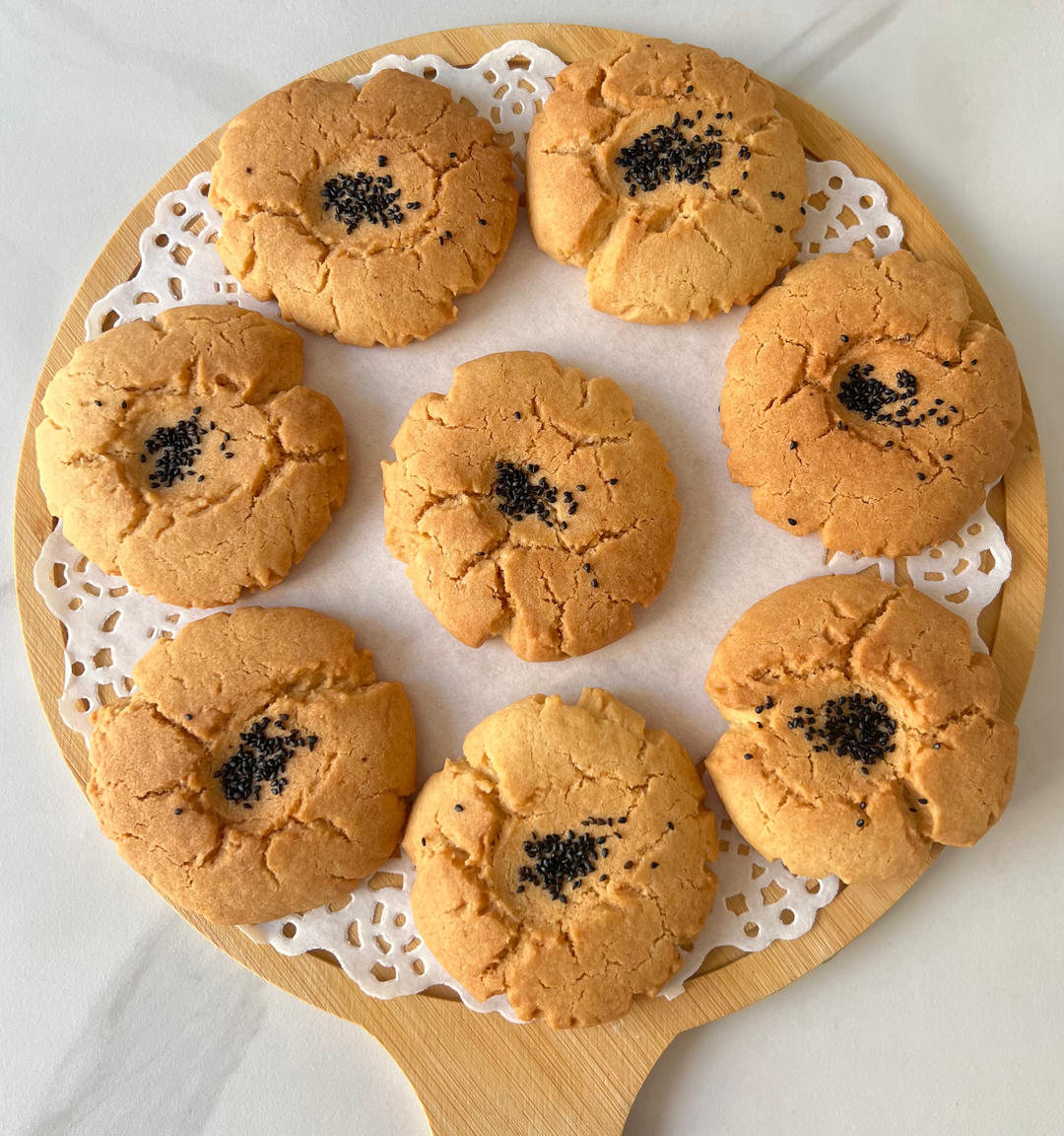 零失败自制桃酥❗️一次成功❗️酥到掉渣❗️