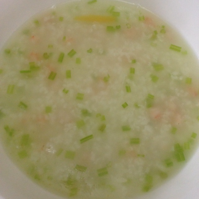 鲜虾香芹粥
