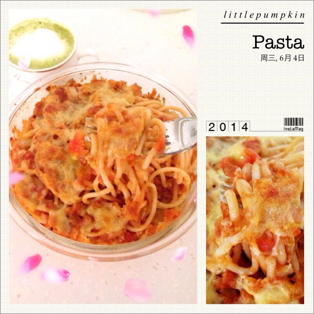 芝士肉酱焗意面