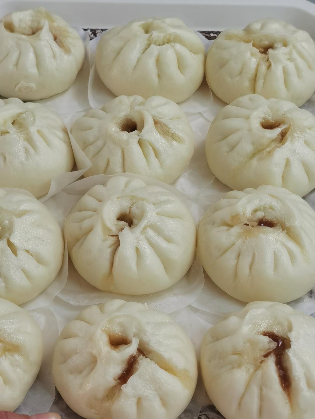 水光肌奶香馒头