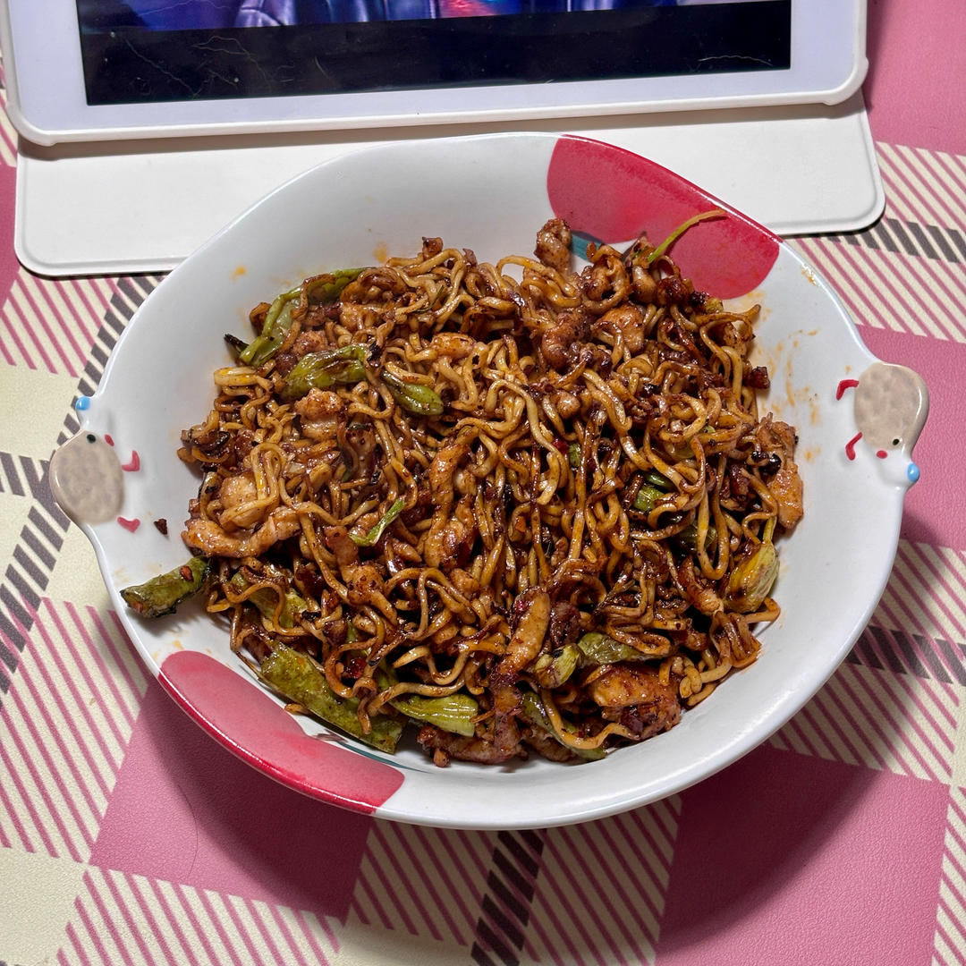 扁豆炒面