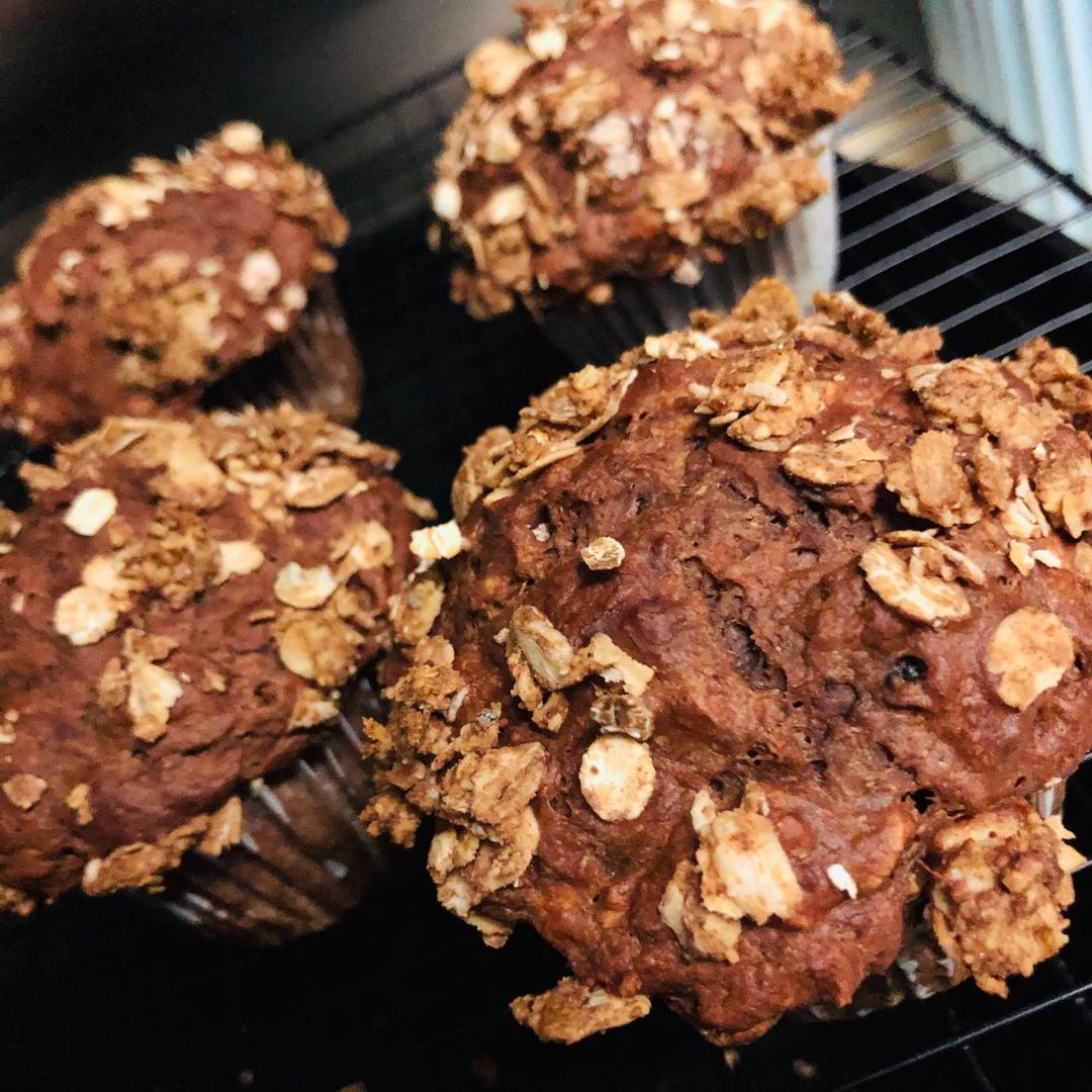 摩卡花生酥全麦快手面包丨健康·烘焙