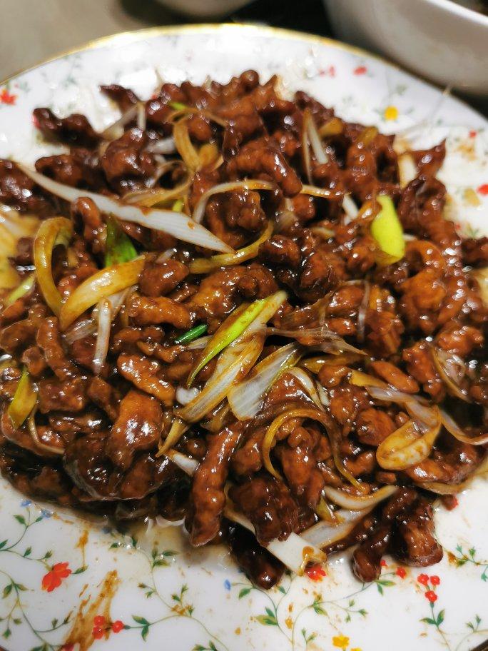 冬小瓜做的京酱肉丝