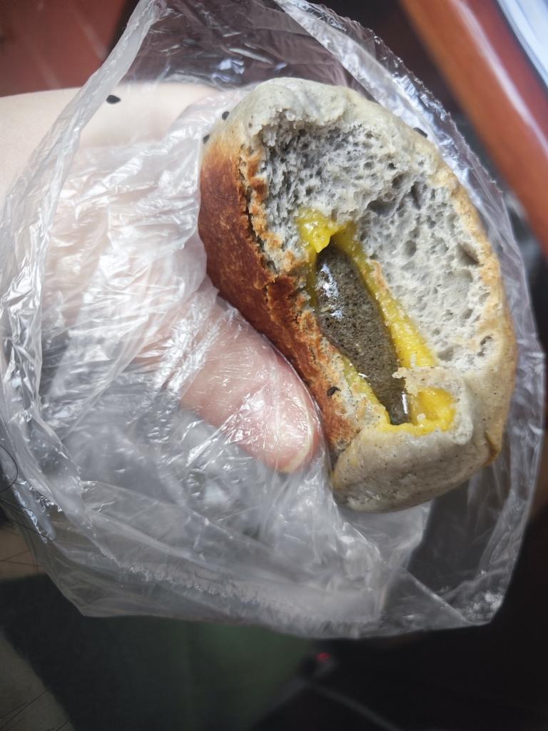 黑芝麻汤圆大鼓面包｜糯叽叽+流心的神仙组合