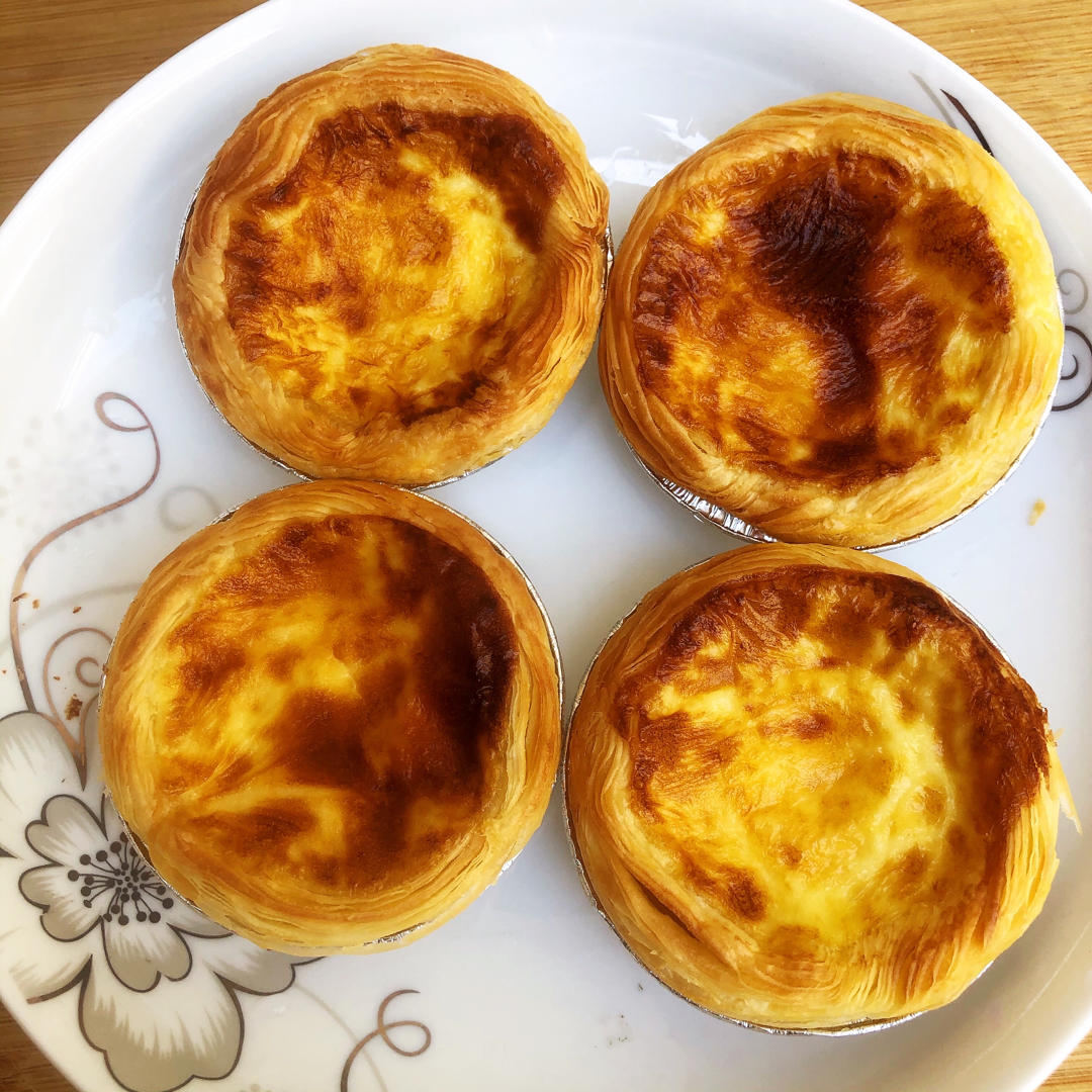 空气炸锅版全蛋葡式蛋挞『秒杀KFC』悠伴空气炸锅