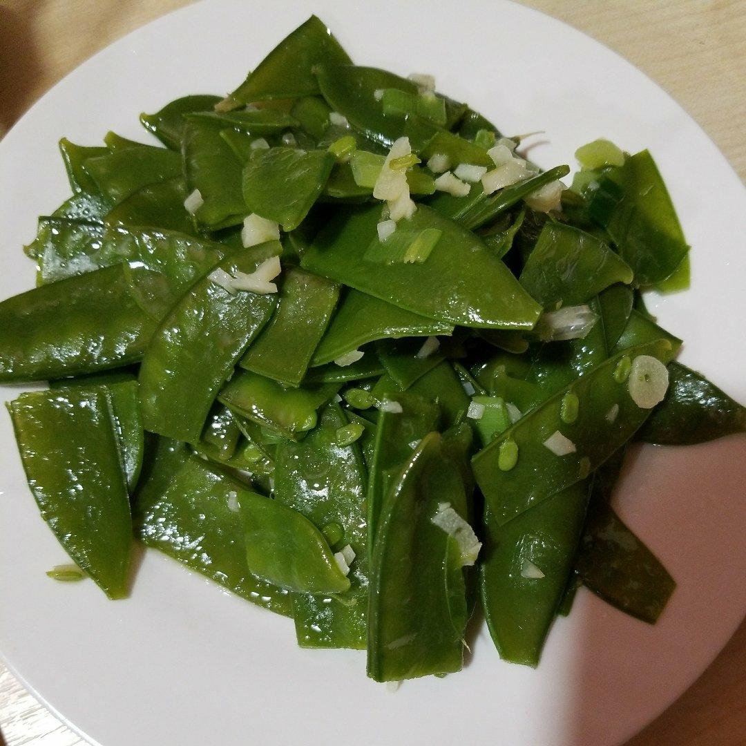 健康少油蒜泥拌长豆（豇豆）