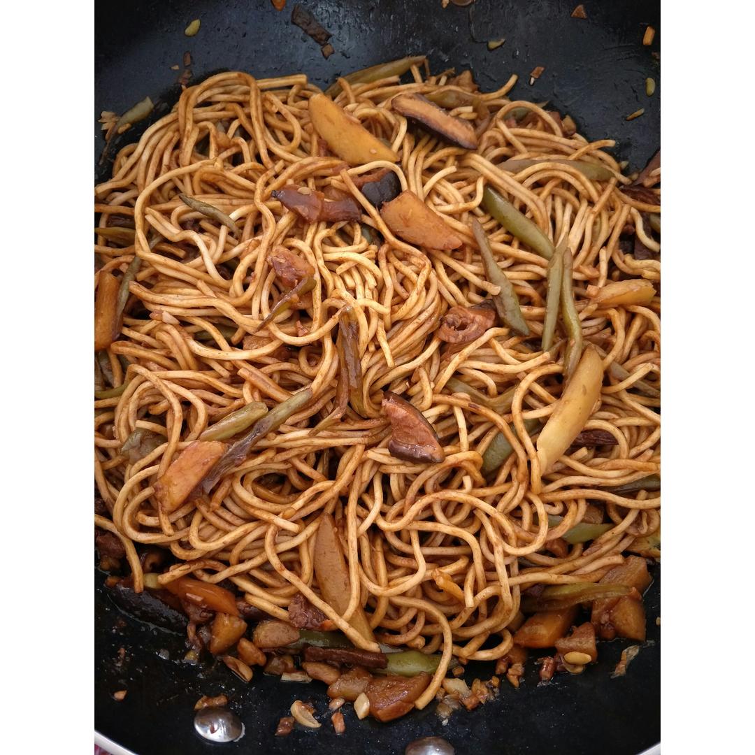 土豆豆角焖面