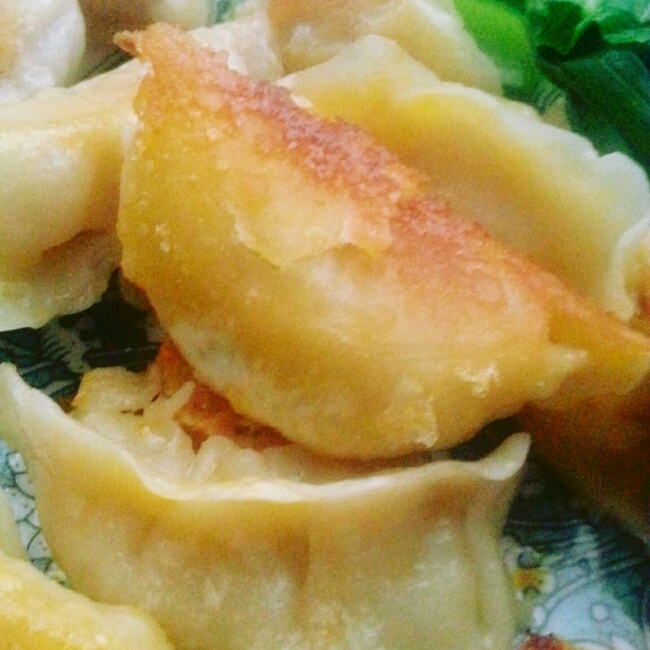 电饭煲煎饺