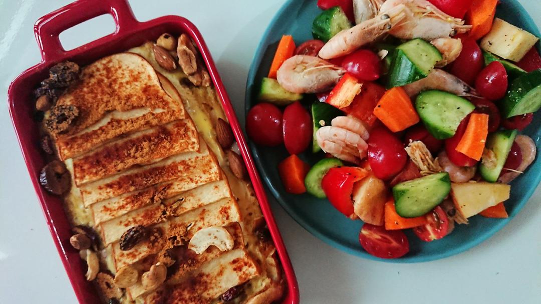 烤苹果肉桂燕麦