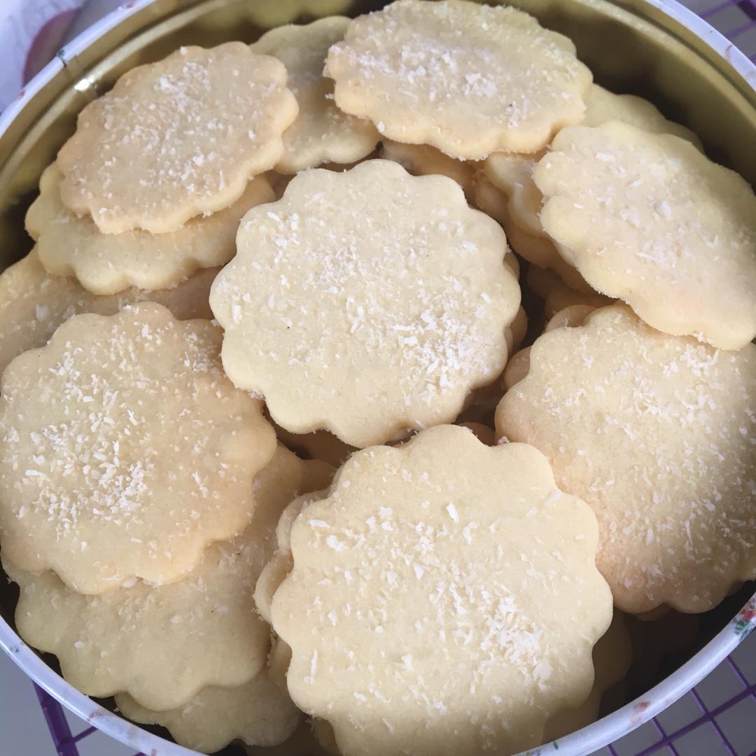 椰香黄油饼干的做法