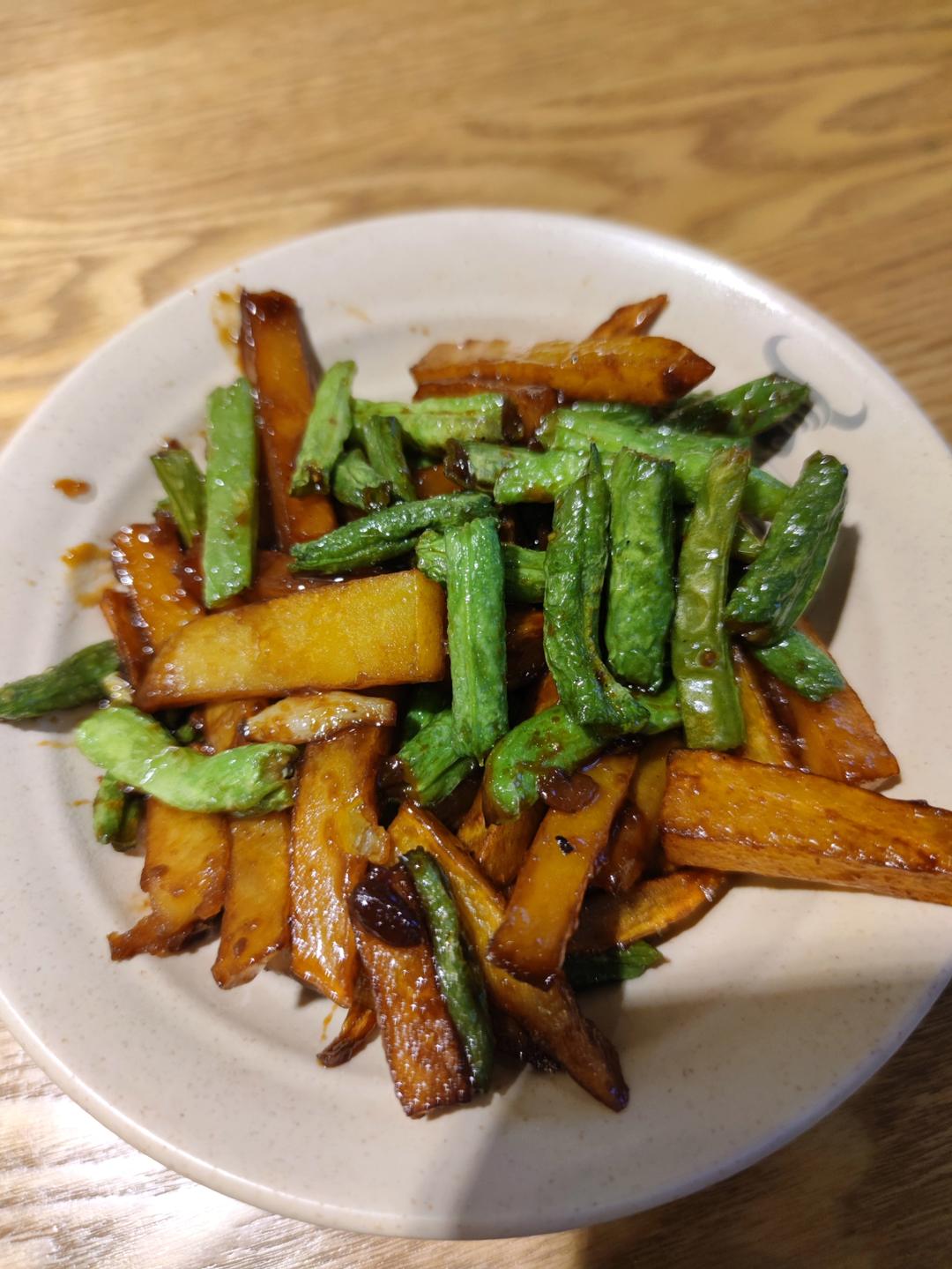 土豆烧豆角
