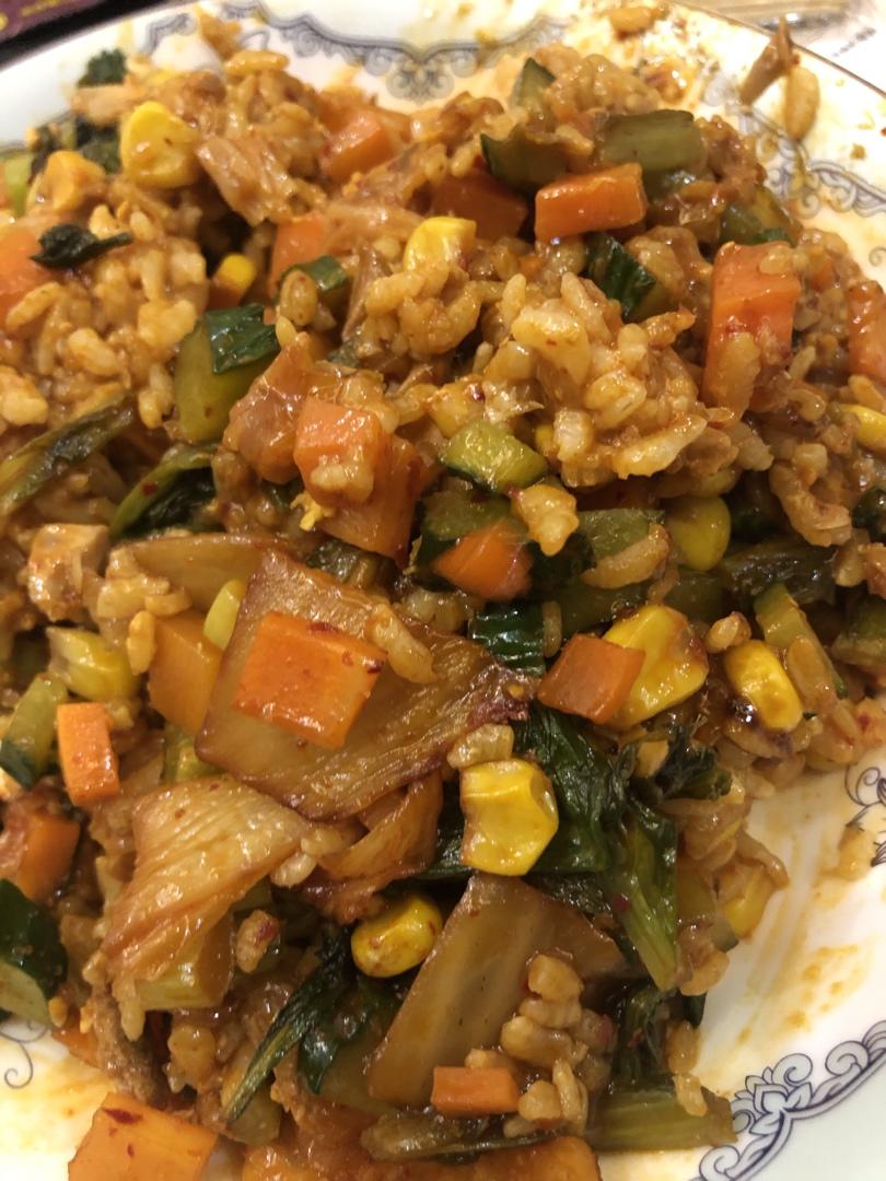 韩式辣白菜炒饭