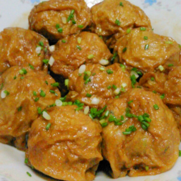 家乡味，肉酿面筋