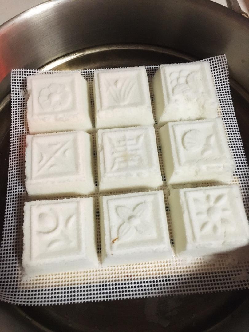 中式传统小方糕 松糕 米糕 蒸糕
