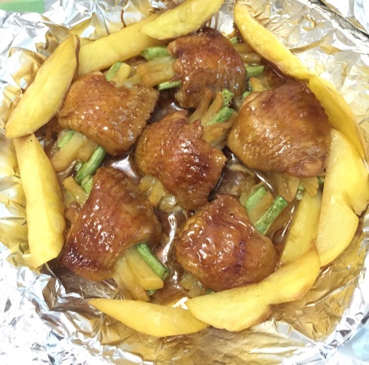 蜜汁蔬菜脱骨鸡翅