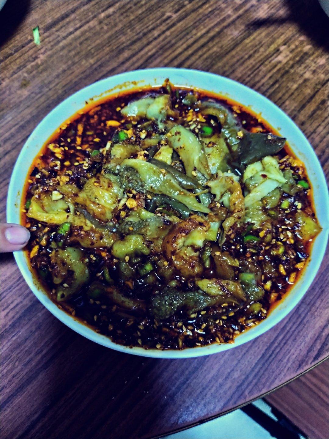 热拌蒜泥茄子