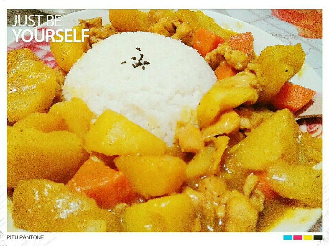 咖喱鸡肉饭