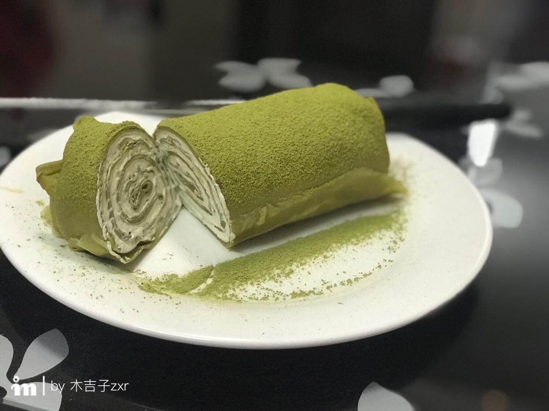 网红食谱│抹茶毛巾卷