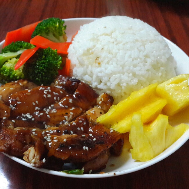 日式照烧鸡排饭