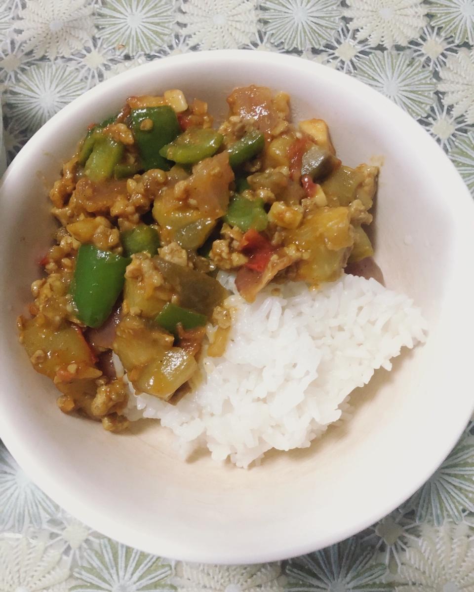 咖喱肉末茄子饭-每一口都是宝藏~