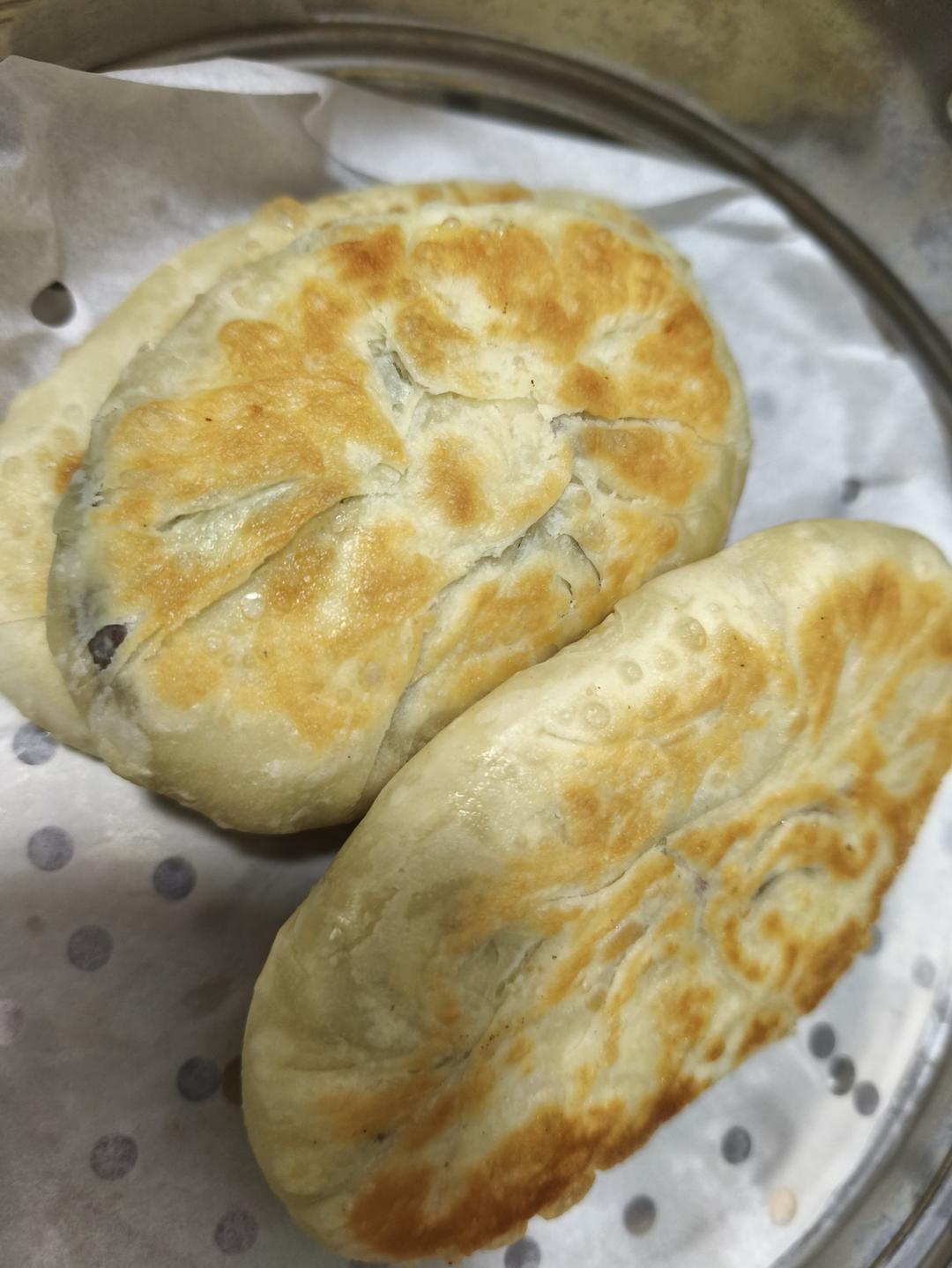 街边印象小吃掉渣红糖酥饼