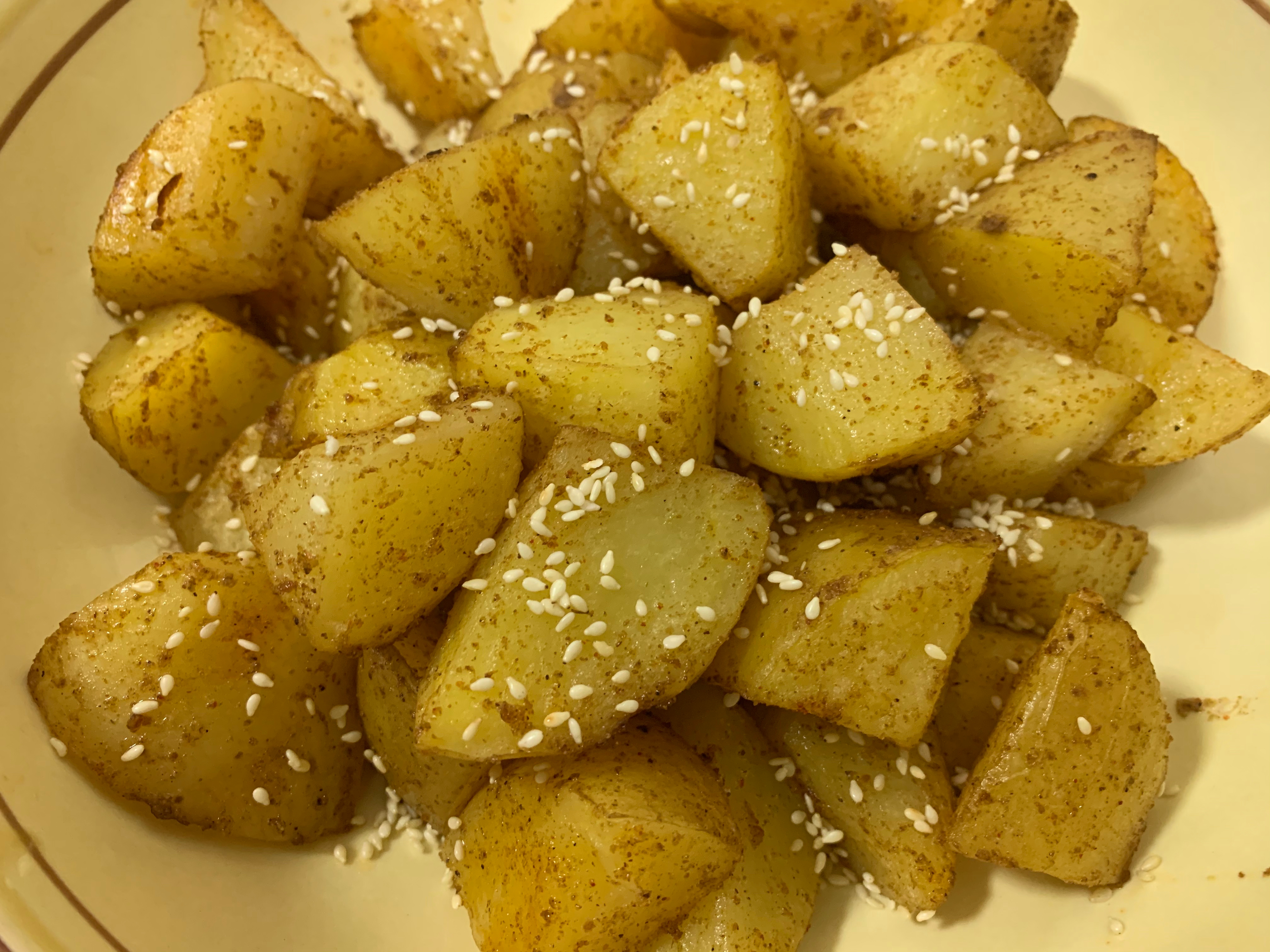 烤土豆、烤薯角
