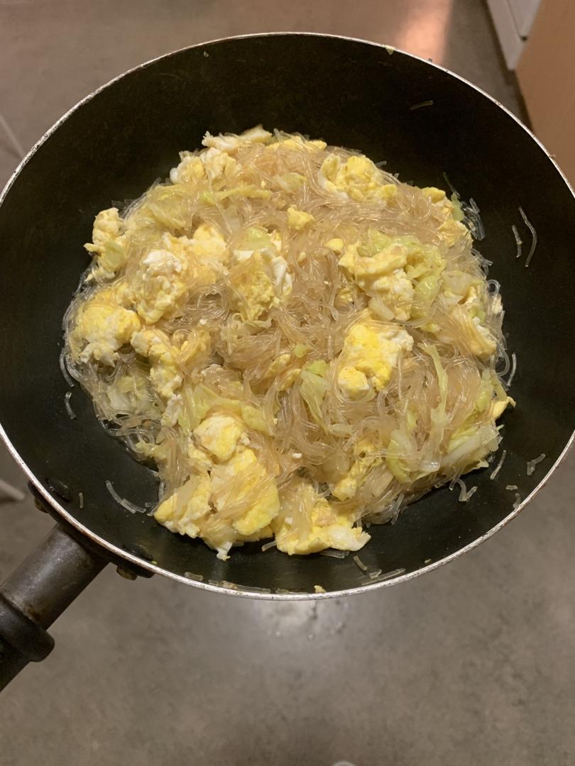 三丝鸡蛋炒粉😋超级懒人食谱，好吃不腻