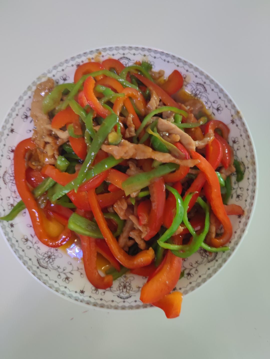 米饭杀手❗️超下饭的双椒炒肉丝