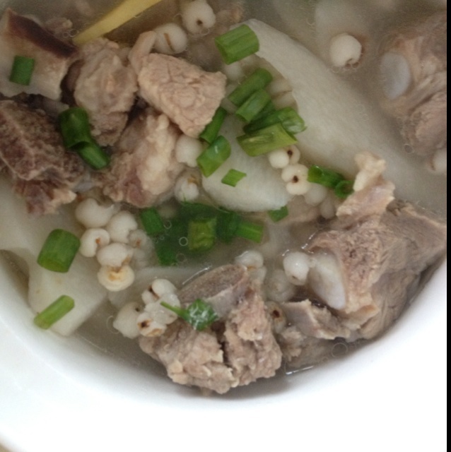 山药薏米排骨汤