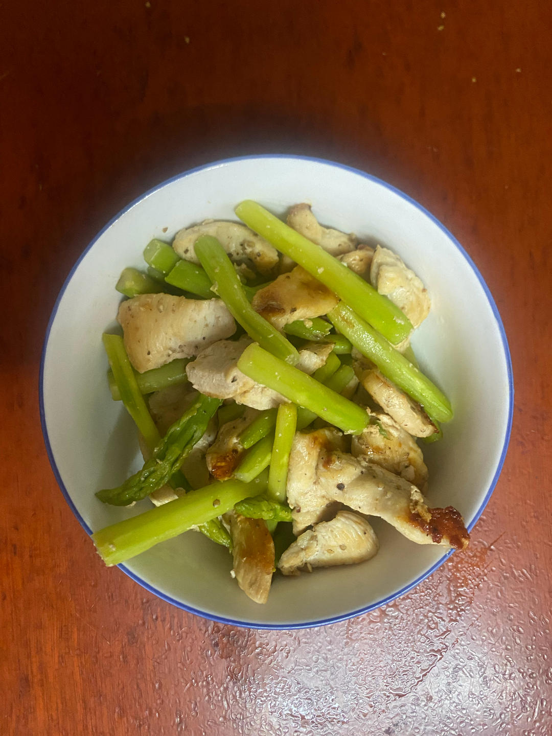 芦笋香煎鸡胸肉
