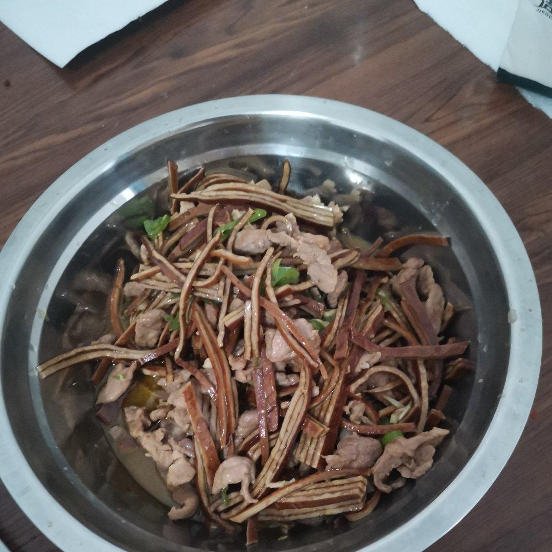 香干肉丝，家常菜