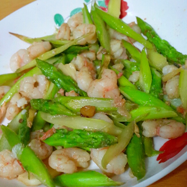 芦笋虾仁