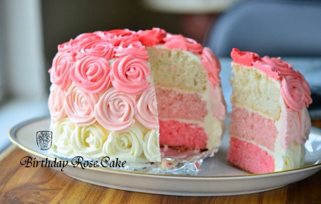 极简的浪漫——Rose Swirl Cake（玫瑰蛋糕）