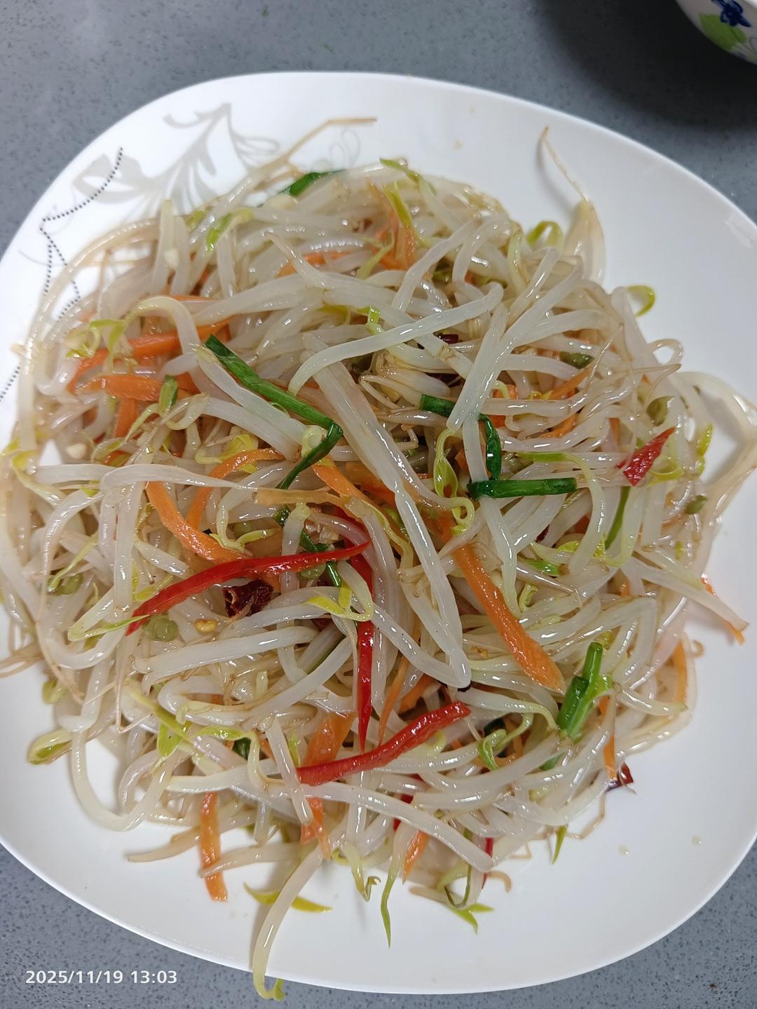 炝拌豆芽