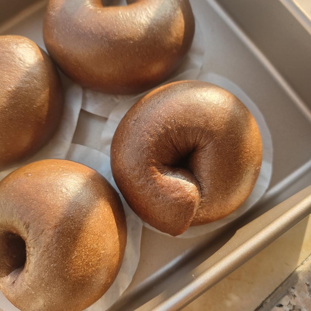 巧克力栗子贝果