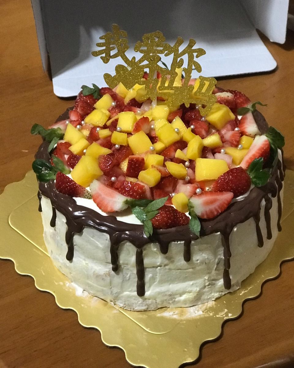 8寸水果生日蛋糕