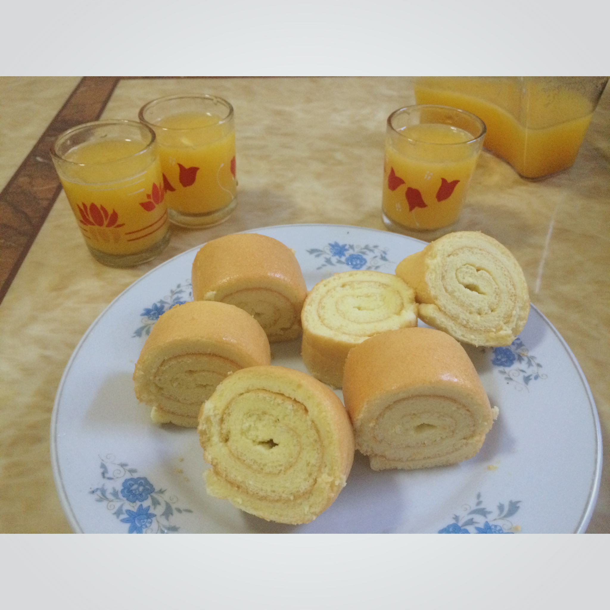 原味蛋糕卷