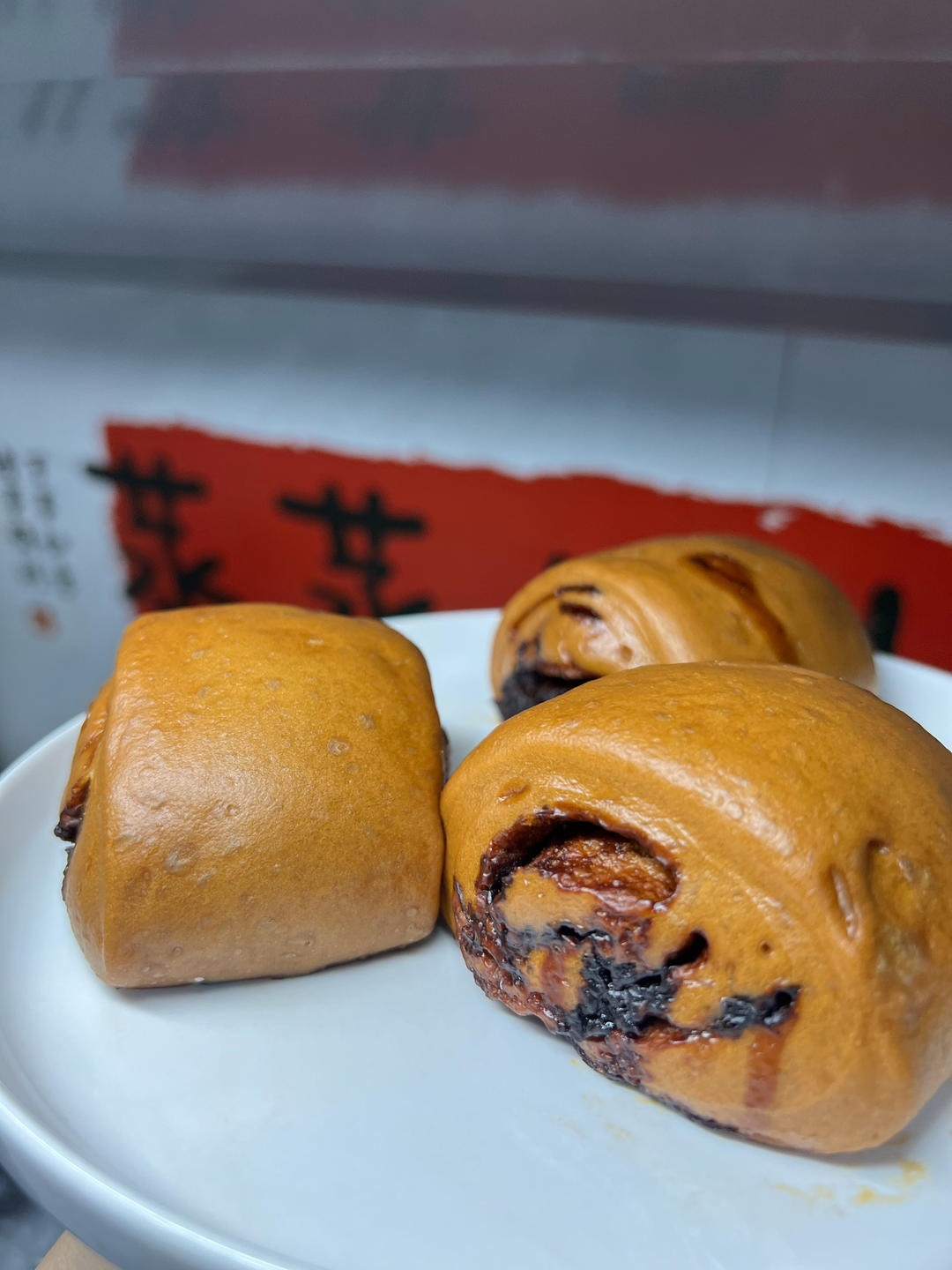 红糖开花馒头