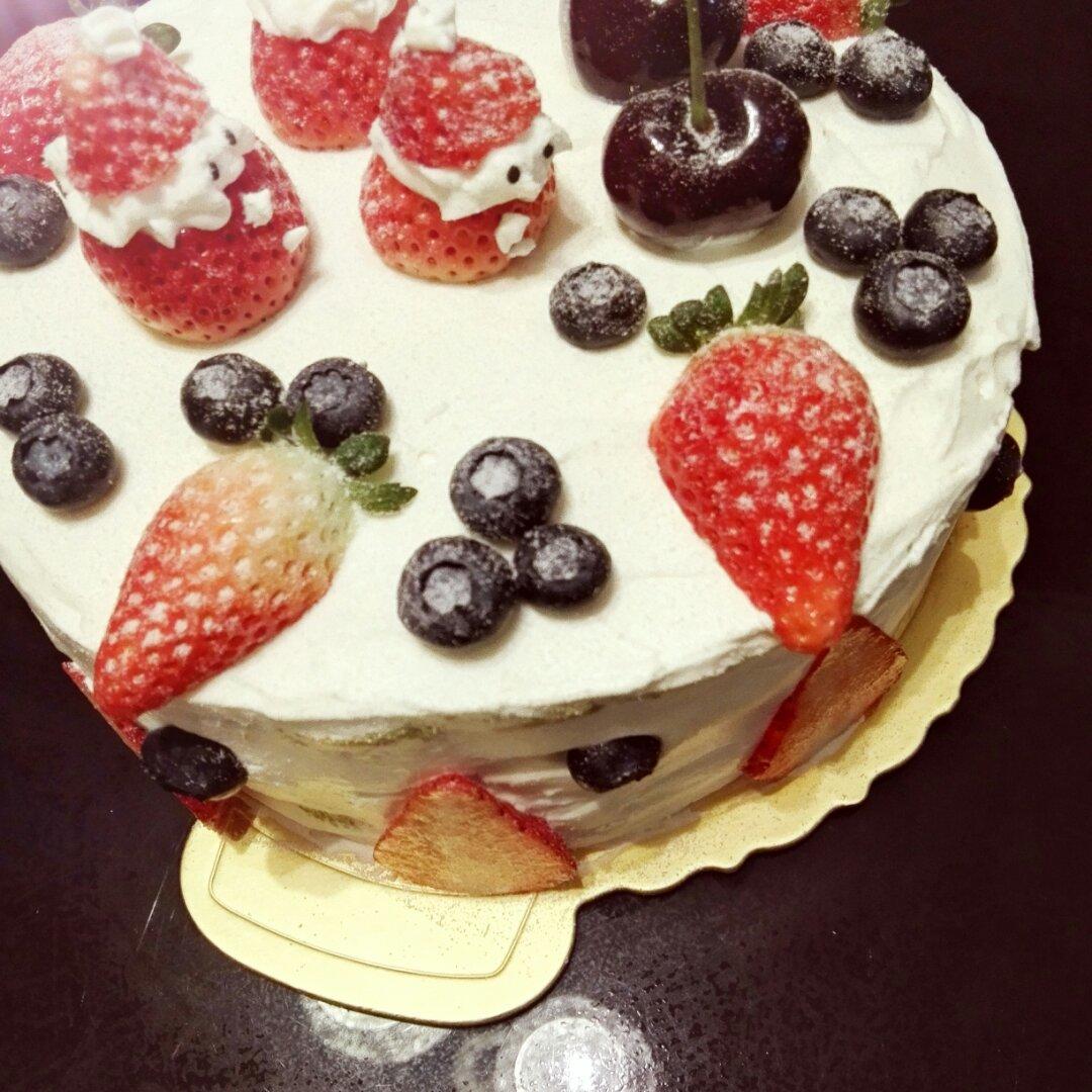 圣诞呆萌裸蛋糕