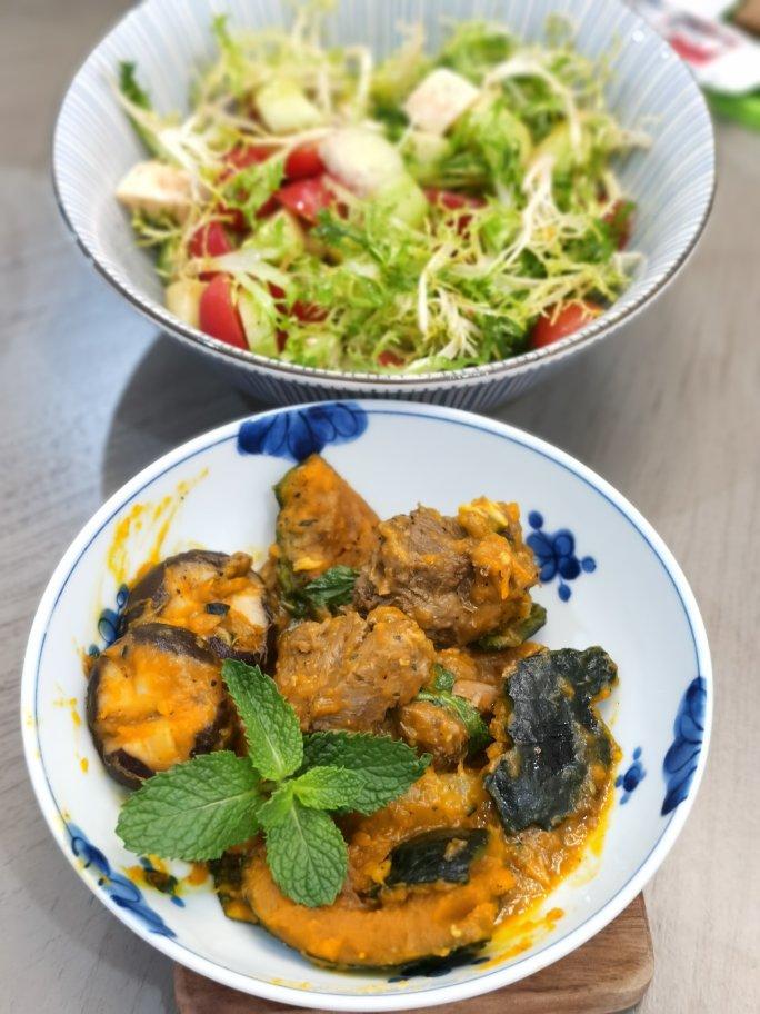 雪梨肉桂南瓜焖牛肉