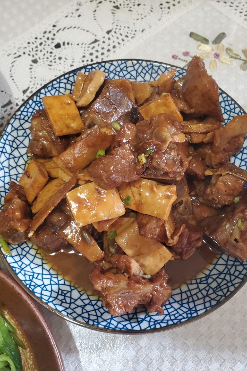 “招魂”素鸡豆干卤排骨