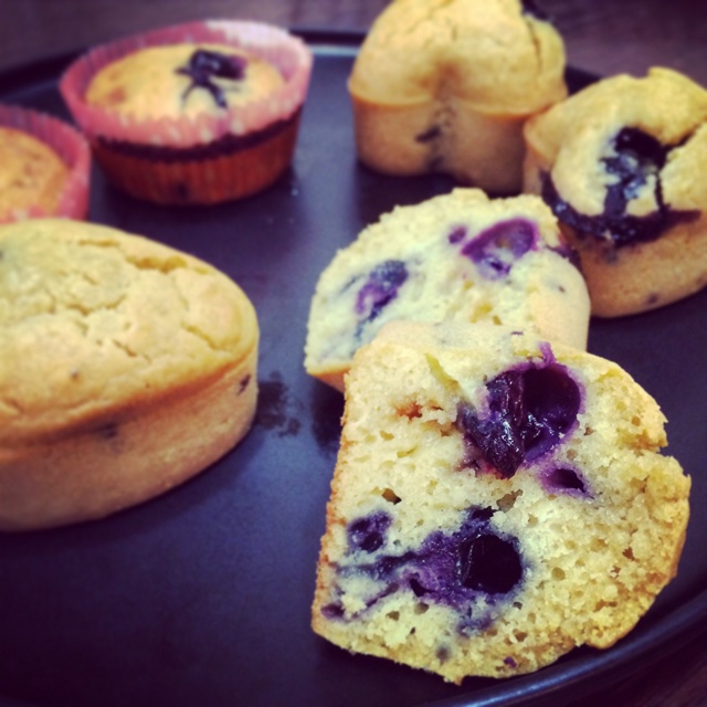 低脂蓝莓麦芬